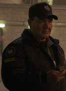 Patrick Gallagher as Security Chief