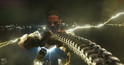 Electro being restrained by 