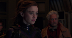 Lang waits for her  to come through