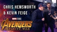Chris Hemsworth and Kevin Feige Live at the Avengers Infinity War Premiere