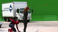 Spider-Man & Black Widow (Behind the Scenes - The Making of CACW)