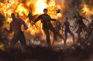 Guardians of the Galaxy Vol2 Textless Concept Art