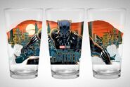 Black Panther pint glasses