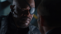 Nick Fury viendo a Coulson morir - The Avengers