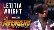 Letitia Wright Live from the Avengers Infinity War Premiere