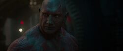 Drax reluctantly accepting 's idea