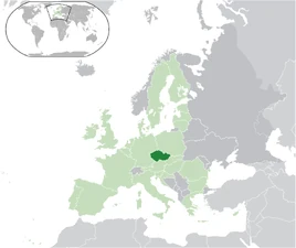 Map of Czech Republic