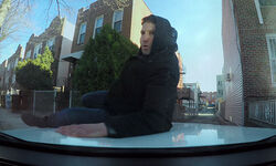 Castle being chased by the 