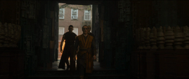 Kaecilius y los Fanáticos en el Santuario de Nueva York