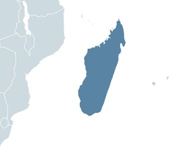 Mapa de Madagascar