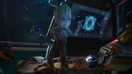 Baby Groot ship controls