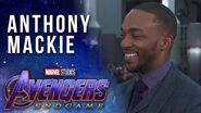 Anthony Mackie talks Falcon's fate LIVE at the Avengers Endgame Premiere