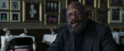 Nick Fury talks to Rhodey