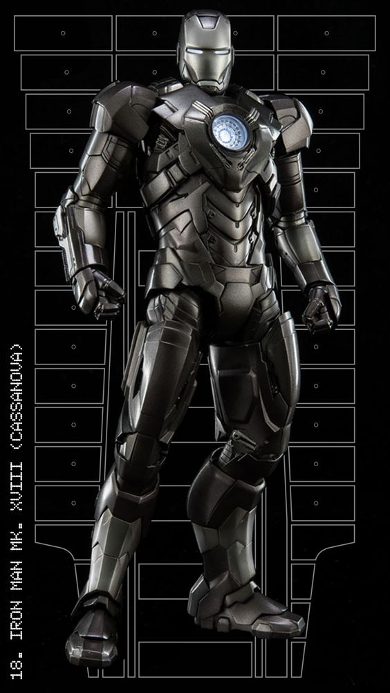 iron man all marks suits