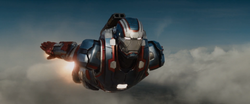 Iron Patriot flies into Battle