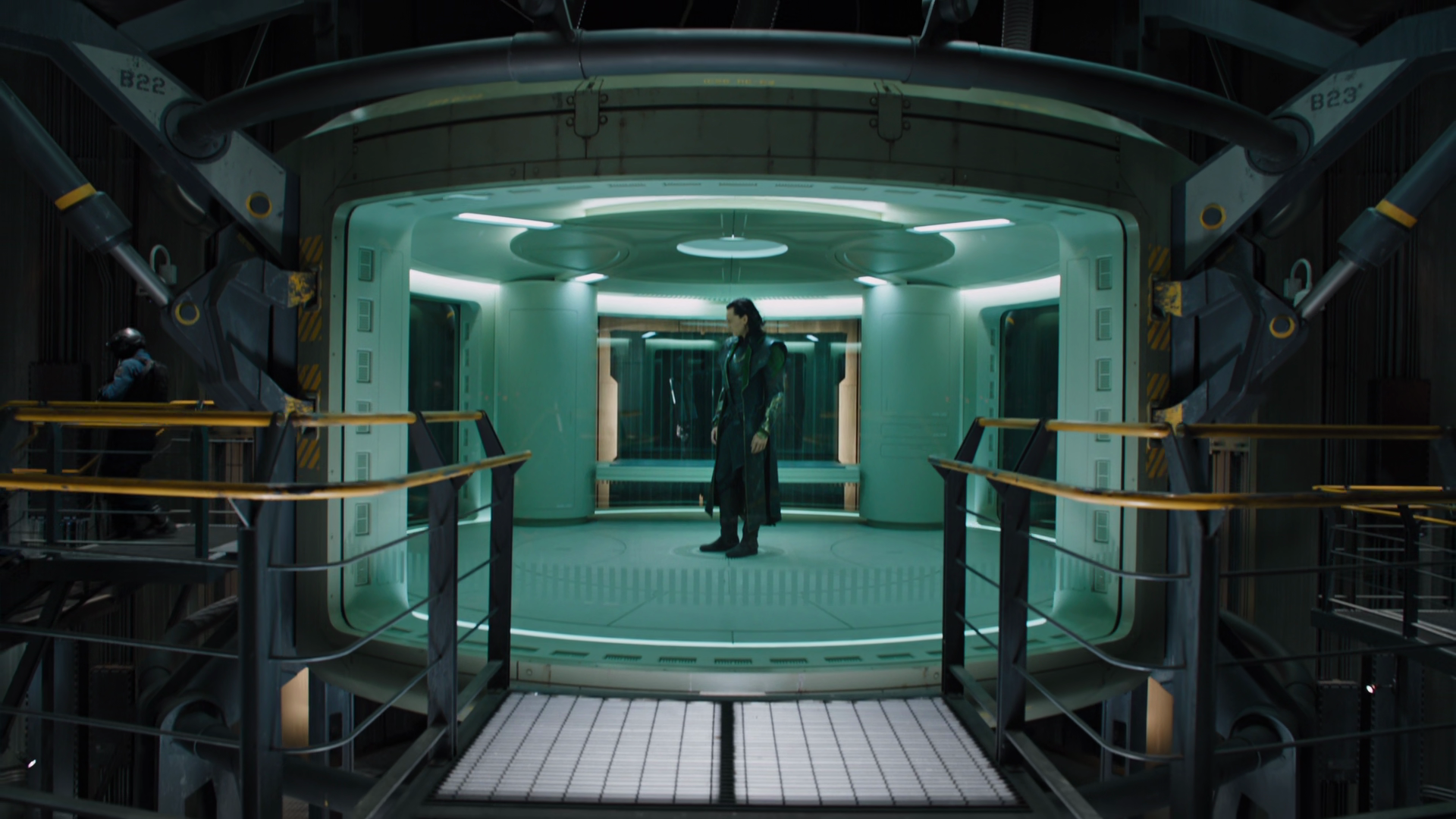 loki in the avengers holding cell