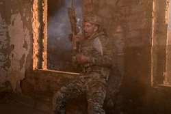 Castle running into an active warzone
