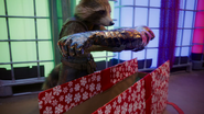 Rocket with Bucky's arm