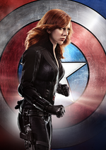 Black Widow Poster - Civil War