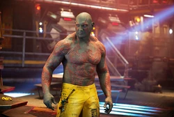 Drax standing in the 