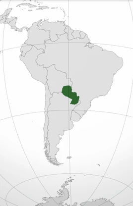 Map of Paraguay