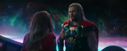Thor speaks to Jane
