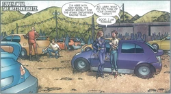 Rose being interviewed