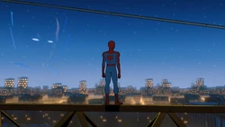 Uatu watches Spider-Man