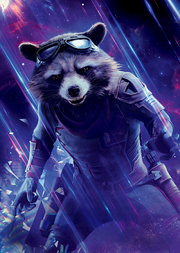 Avengers Endgame - Póster sin texto Rocket Raccoon.png