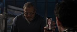 Bill Foster letting Ant-Man FaceTime his daughter, impatiently