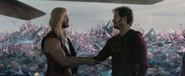 Thor Odinson and Peter Quill