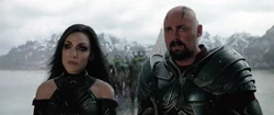 Hela and Skurge
