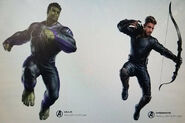 Avengers 4 CA - Hulk and Hawkeye