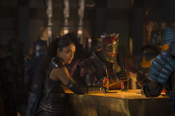 Tessa Thompson as Valkyrie in Thor Ragnarok - Valkyrie (Marvel Comics) -  Wikipedia