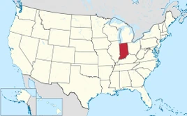 Map of Indiana