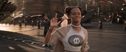 Shuri flips off T'Challa