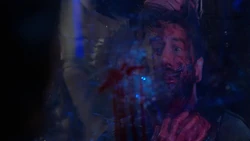 's bloody reflection