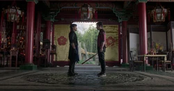 Xu being challenged by 