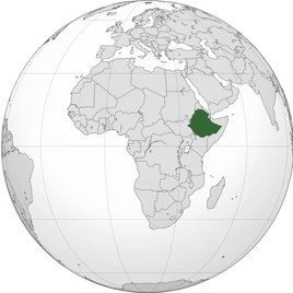 Map of Ethiopia