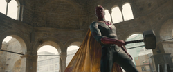 Vision-hits-Ultron-with-Mjølnir