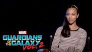 Zoe Saldana on Marvel Studios’ Guardians of the Galaxy Vol