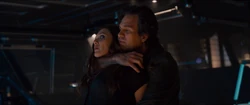 Bruce Banner and Wanda Maximoff
