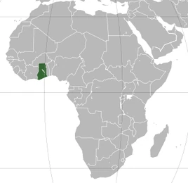 Map of Ghana