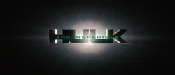 The Incredible Hulk Title Card (2008)