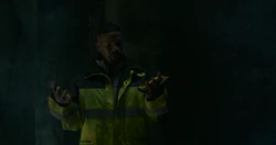 Electro testing out his enhanced powers