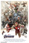 Pablo Rivera Avengers Endgame poster