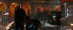 Talos habla con Beck tras la derrota de Molten-Man