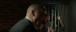 Adam watches Fisk eat