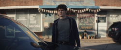 Billy Outside Madame Calderu's