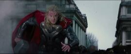 Thor fights in London